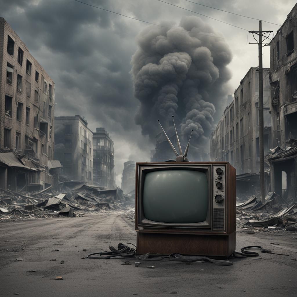 Post-Apocalyptic TV Broadcasts Nuclear Disaster
