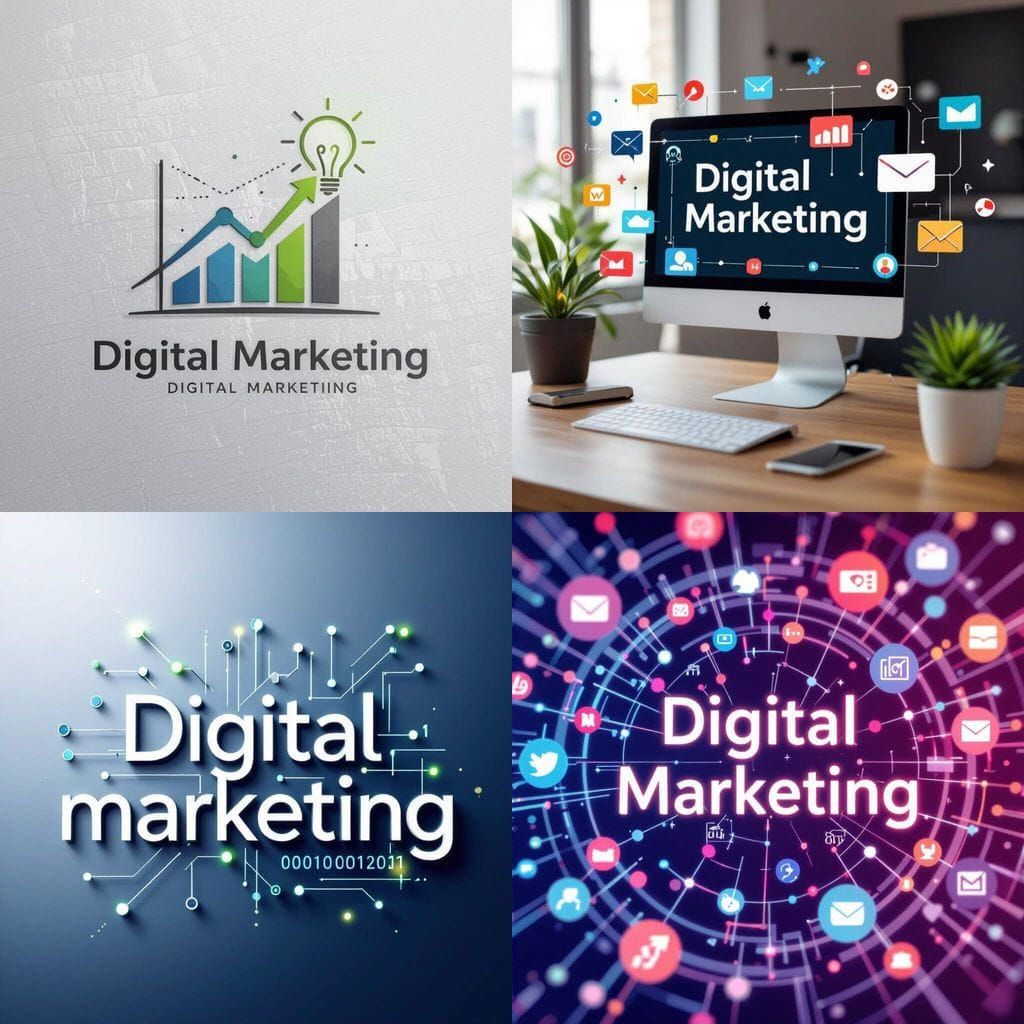 Professional Digital Marketing Logo Design