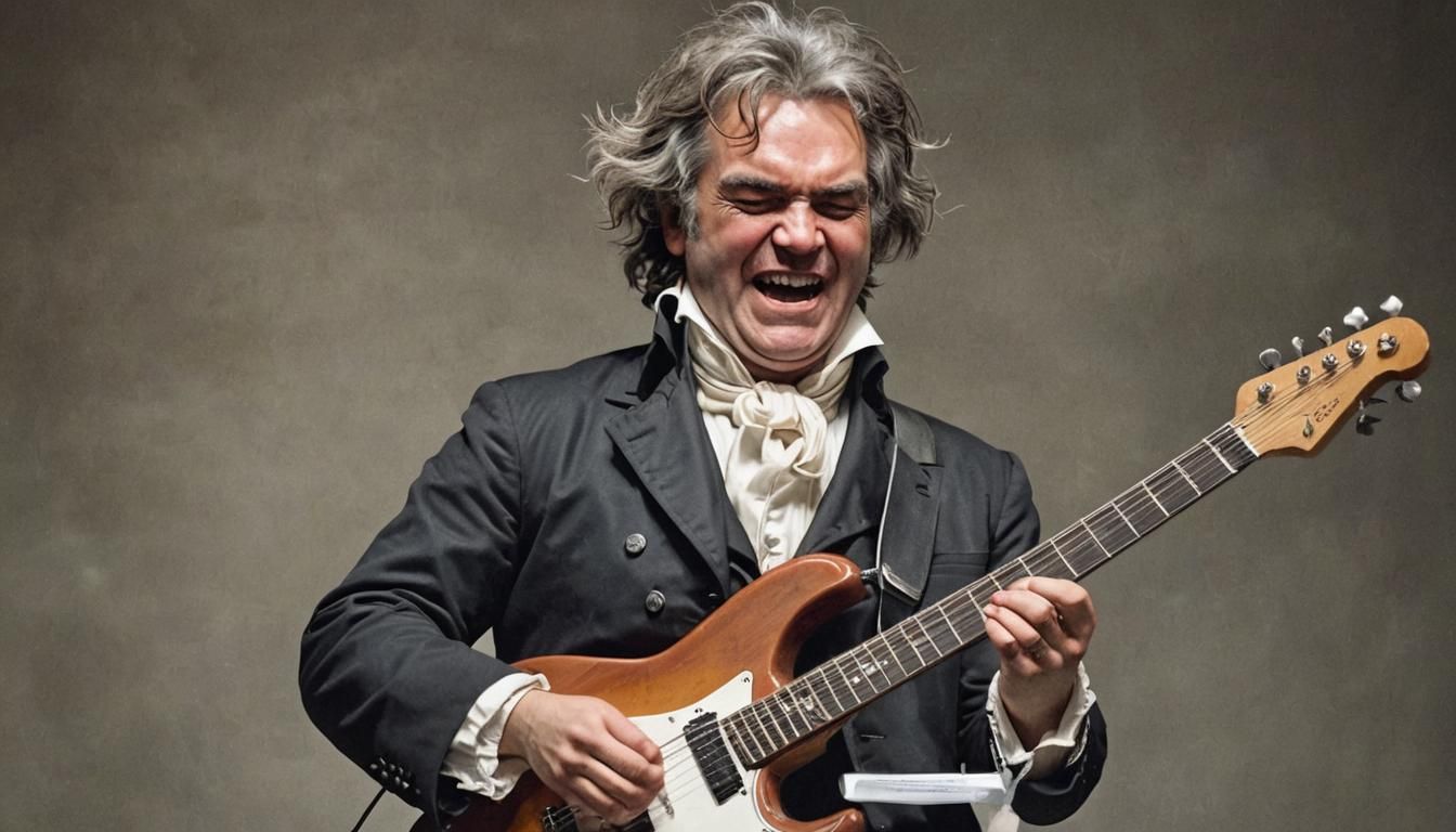 Beethoven Rocks Out with Electric Guitar Solo