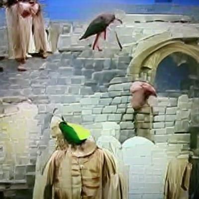 Humorous Digital Art of a Dead Parrot