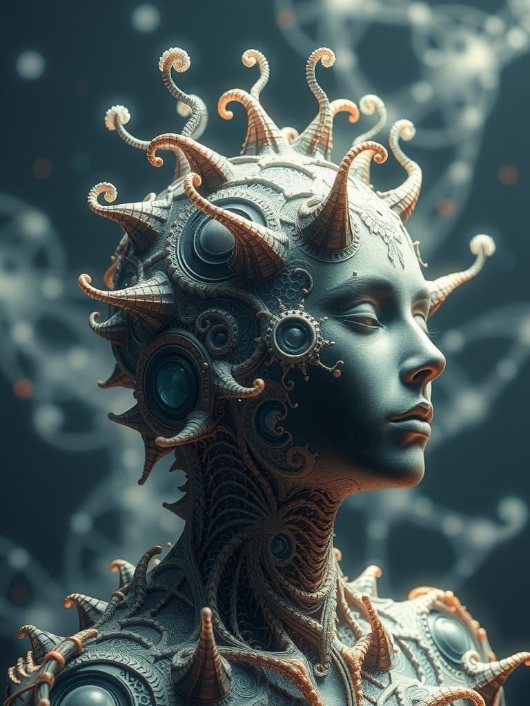 Fractal Elegance: Digital Emergence into Existence
