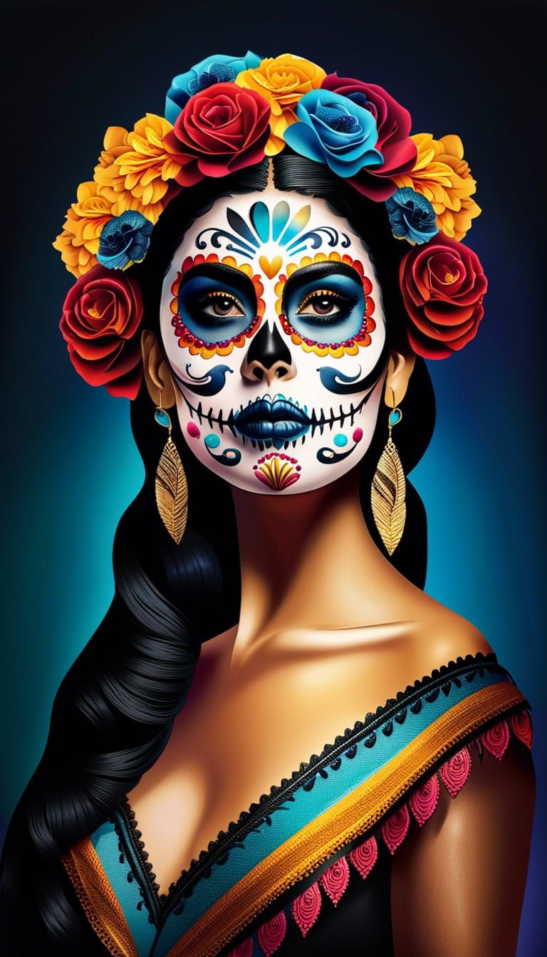 Sugar Skull Portrait