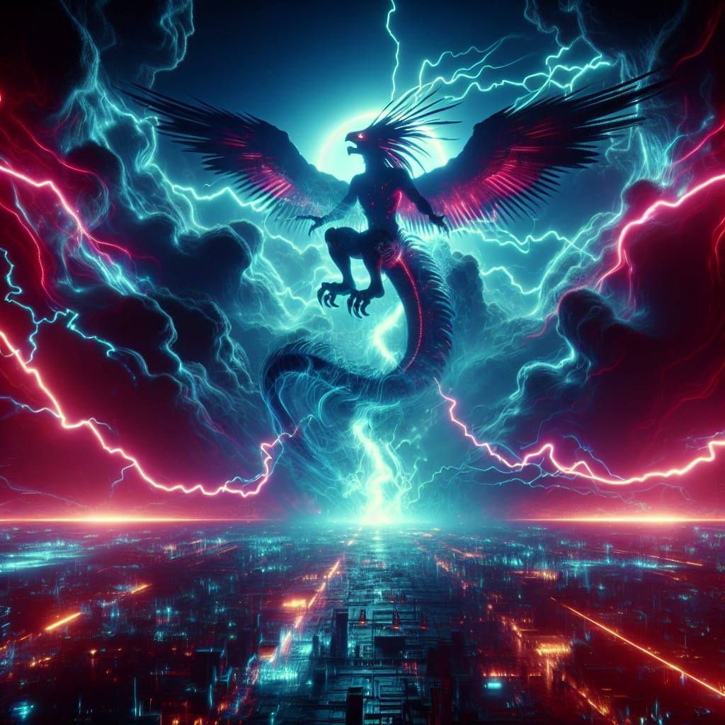 Descent of the Neon God