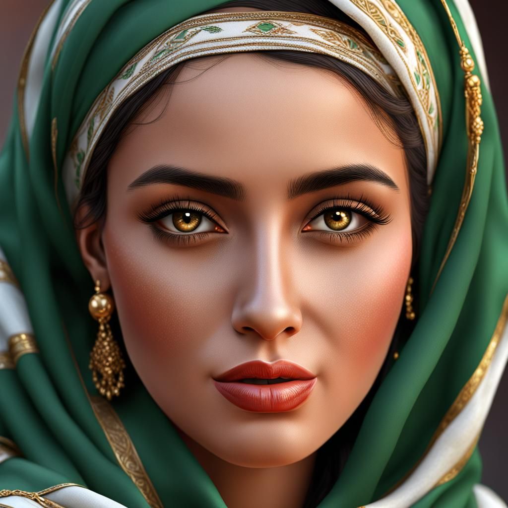 Beautiful Algerian Woman: A Realistic Portrait