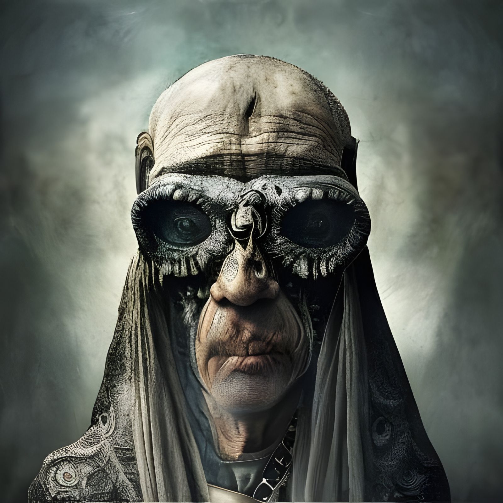 Ethereal Portrait of Ancient Civilization Elder