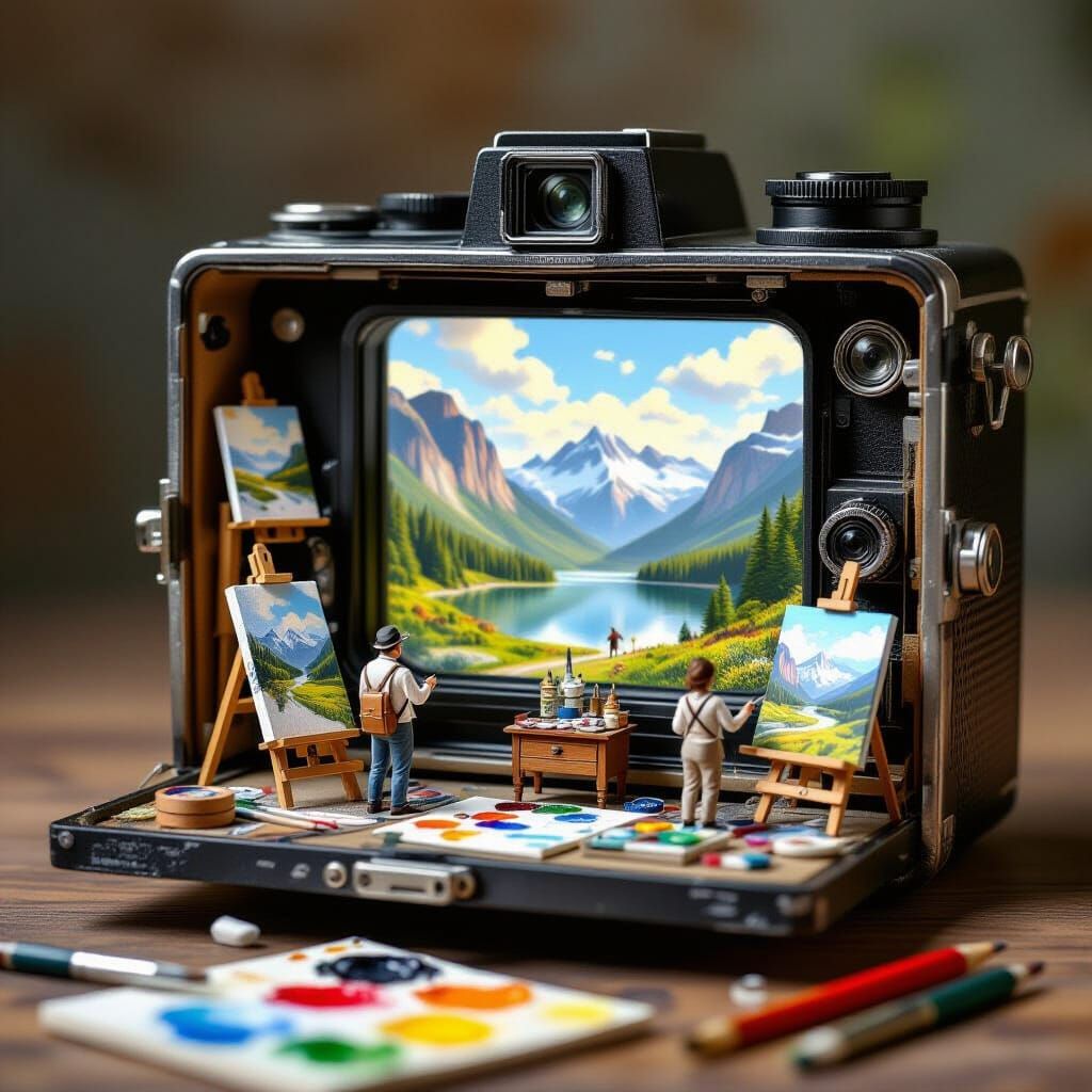 miniature art school