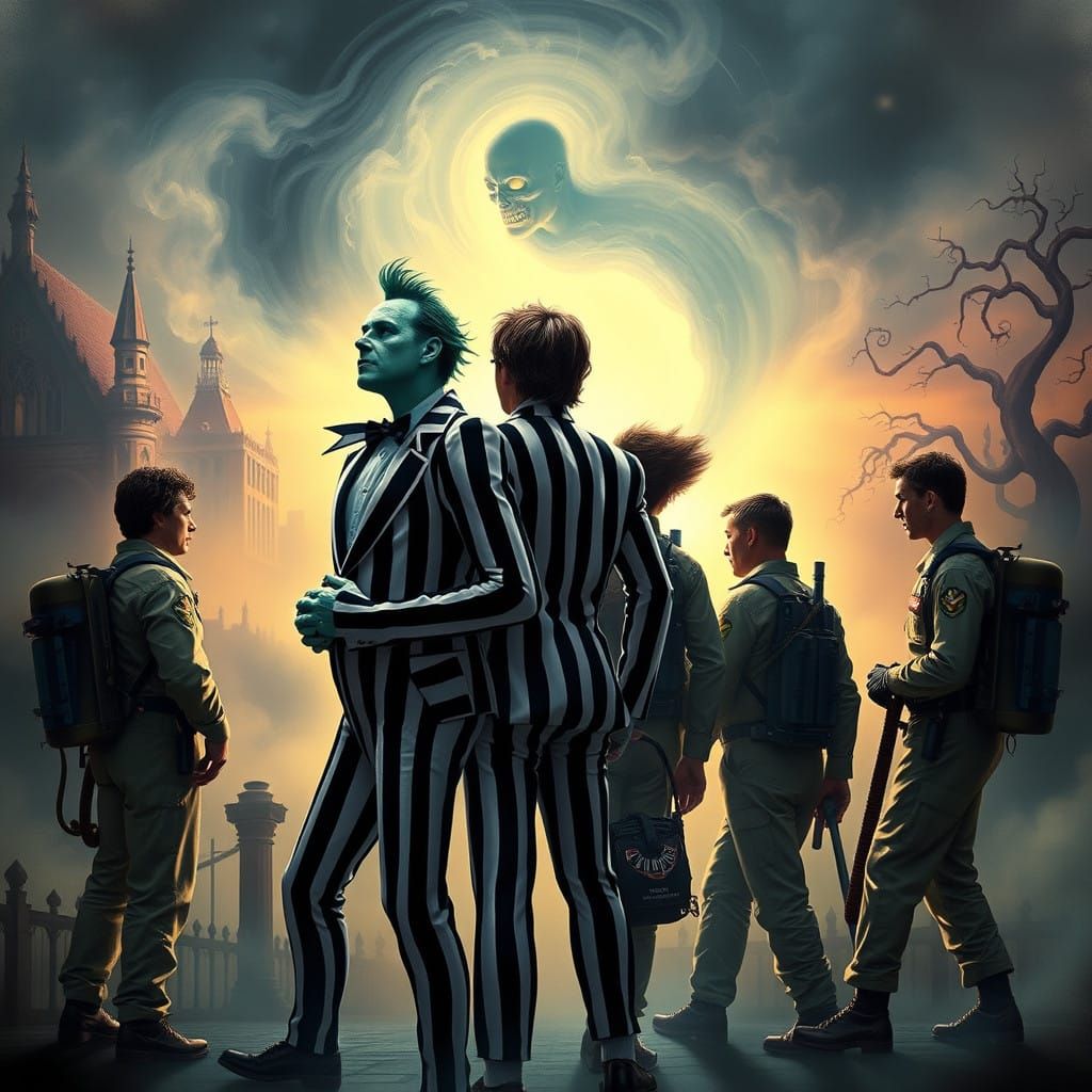 Ethereal Guardians Unite in Haunting Fantasy