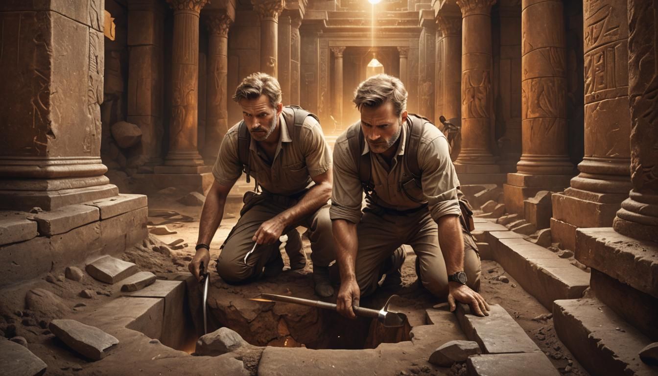 High-Tech Archaeology: Explorer in Ancient Metallic Temple