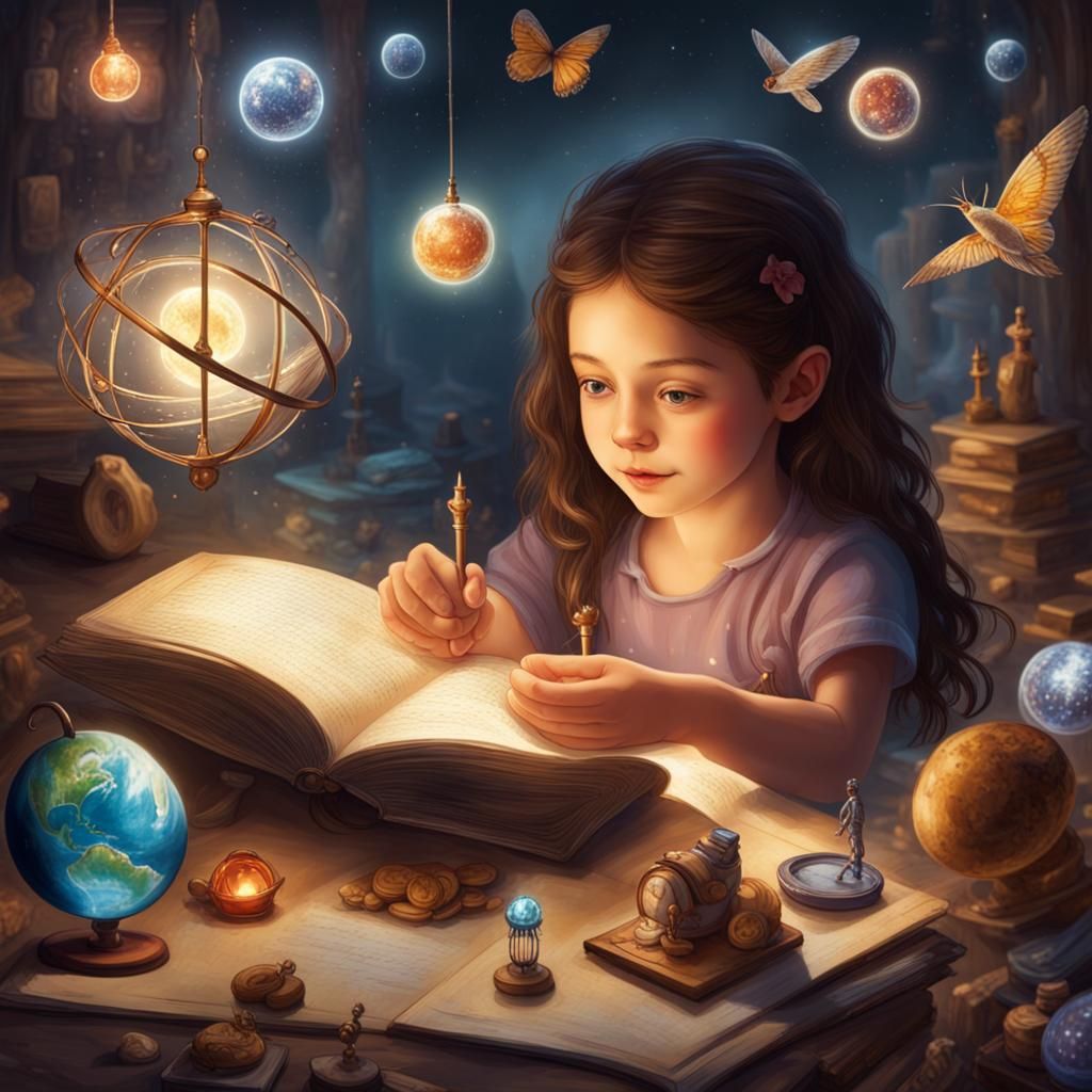 Playful Fairy Exploring the Human World