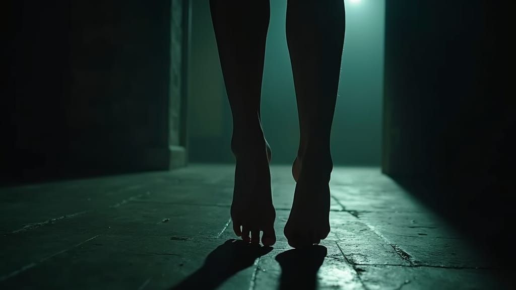 Bare Feet in Darkness: A Cinematic Dark Fantasy