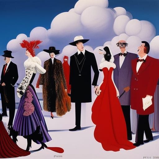 Grotesque Fashion in Abstract Expressionist Painting