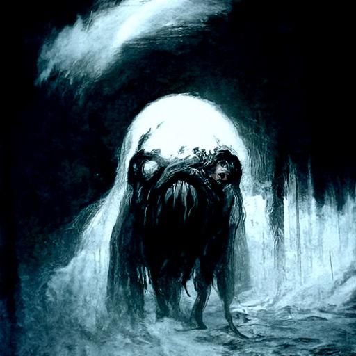 Gothic Horror Image of Pure Fear