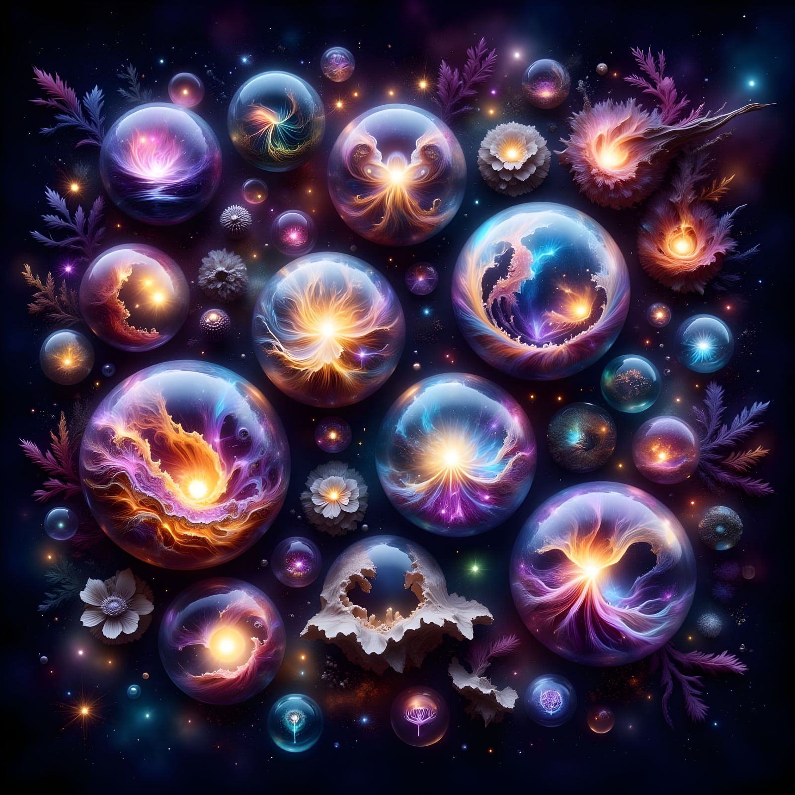 Stunningly Detailed Matte Painting of Awe-Inspiring Balls