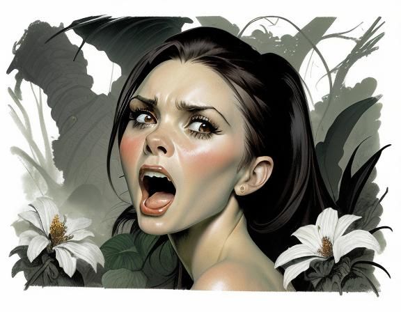 Victoria Beckham in the jungle