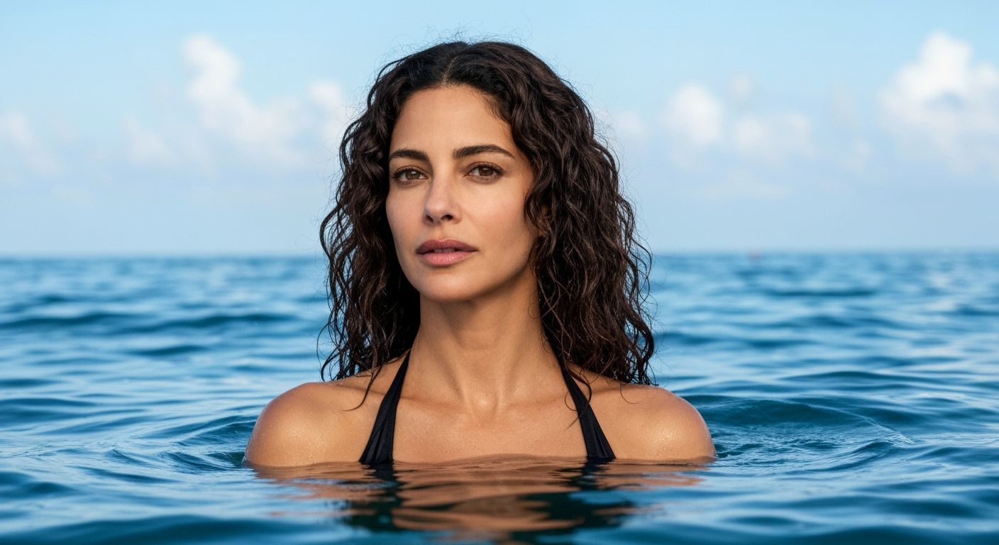 Salma Hayek Lookalike Emerges from Caribbean Sea