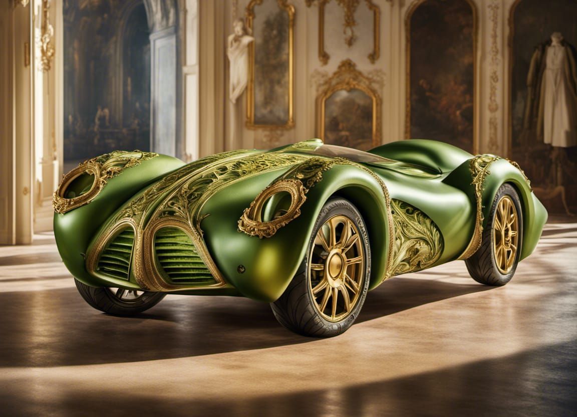 zucchini rococo style car