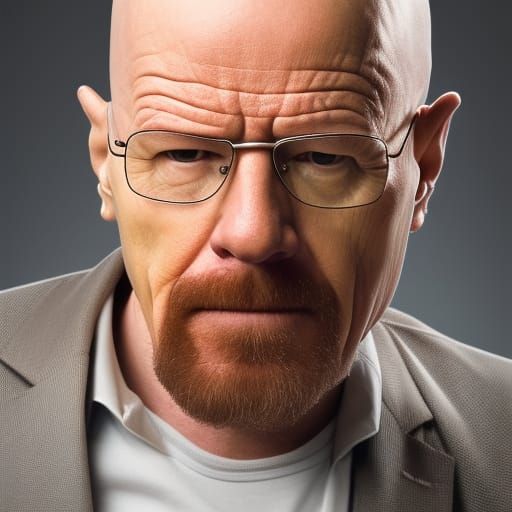 Heisenberg Portrait in Professional Photography Style