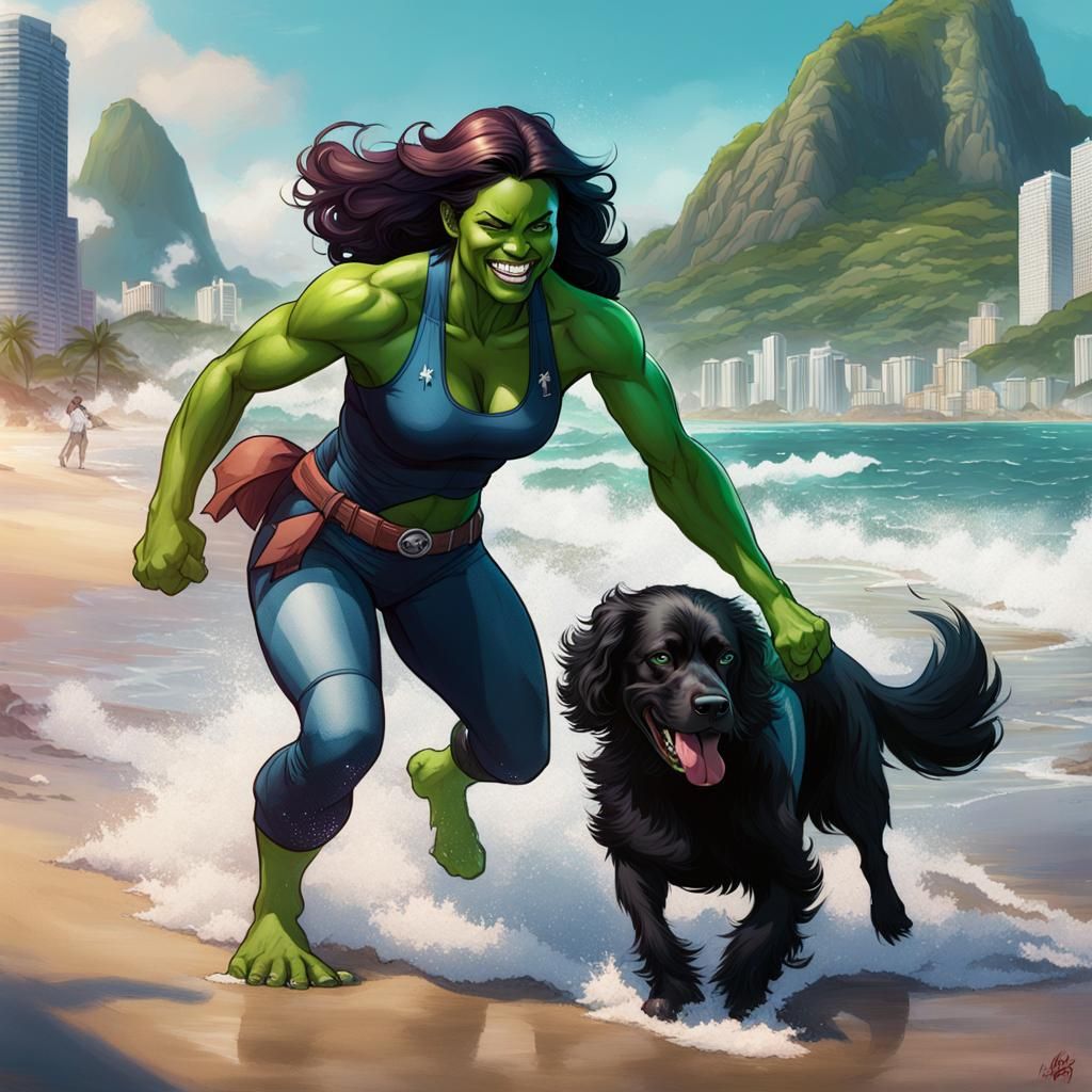 She-hulk in Rio