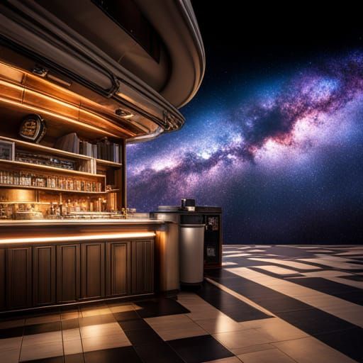 Outdoor coffee bar
