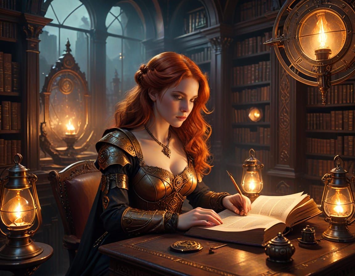 Steampunk Sorceress Unlocks Ancient Mysteries