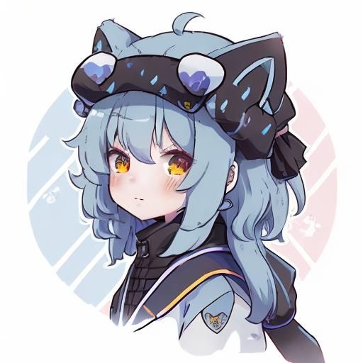 Naruka Chisaki: Anime Key Visual of a Blue-Haired Student