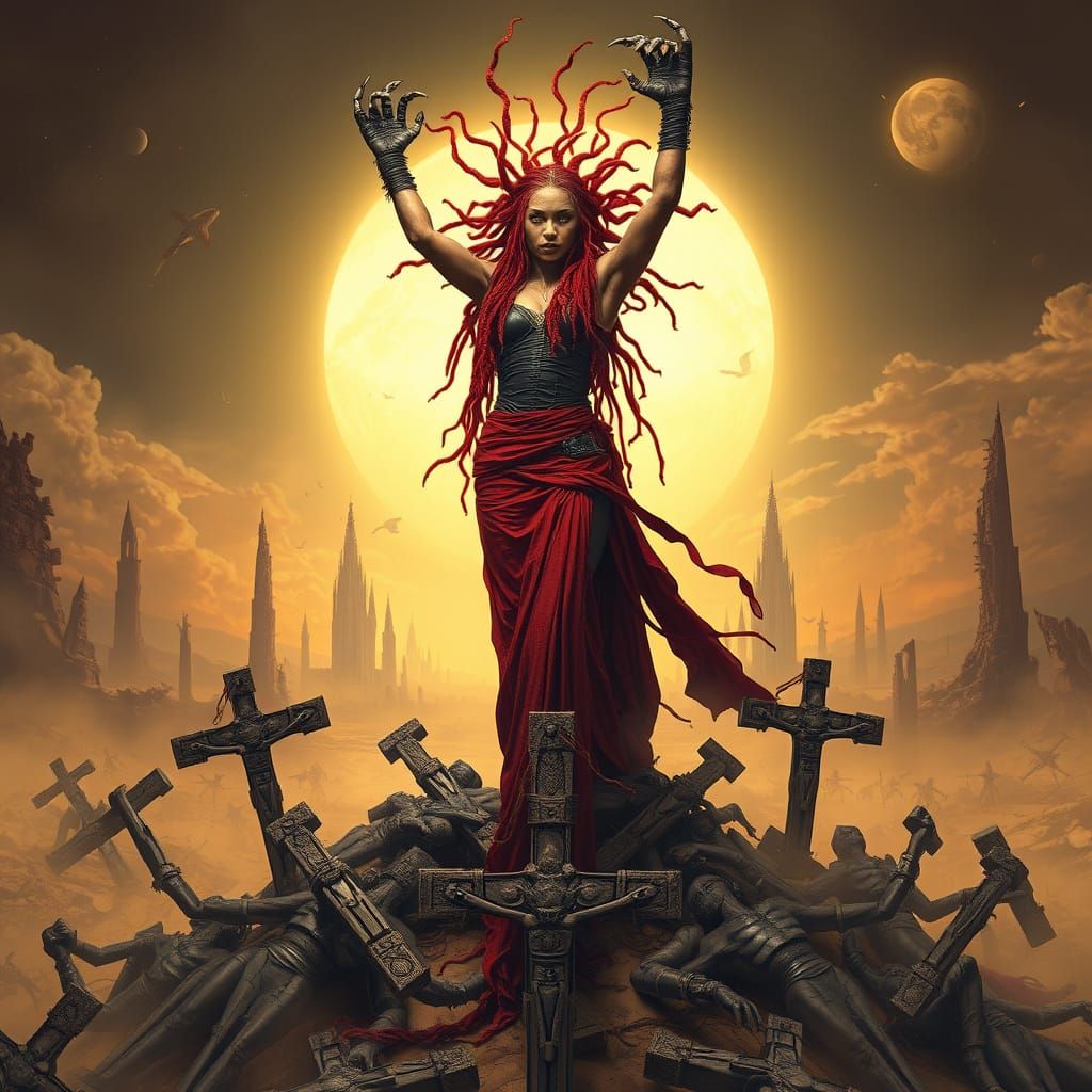 Gothic Queen of the Sepia Apocalypse