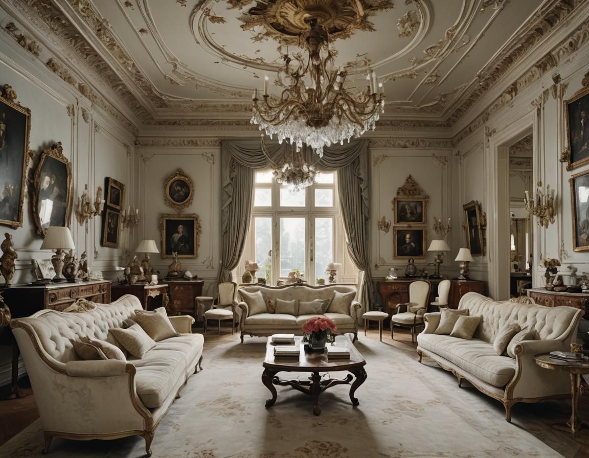 Fantasy Living Room in Unreal Engine with Couture Elements