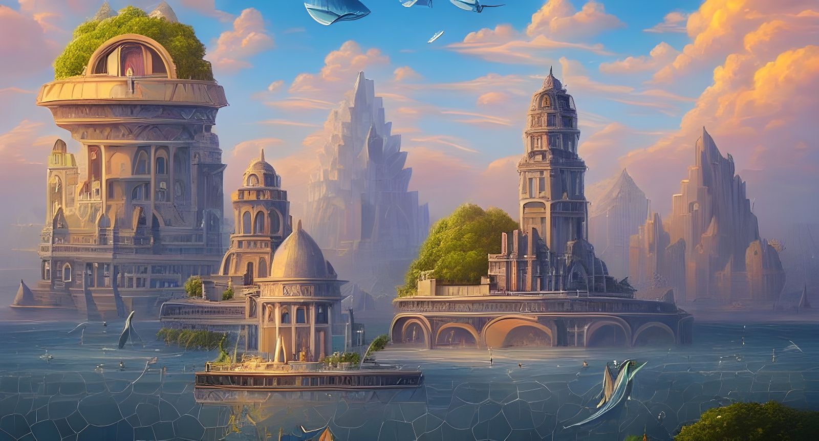 Platonic Solid City V