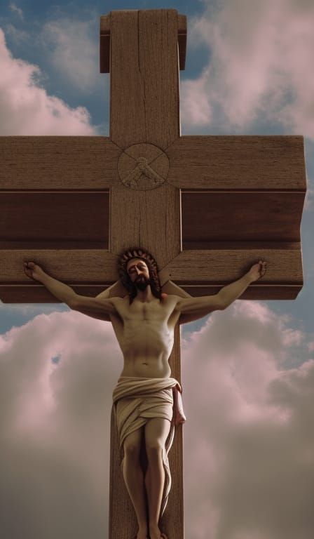 Christ on the Cross in Divine Light