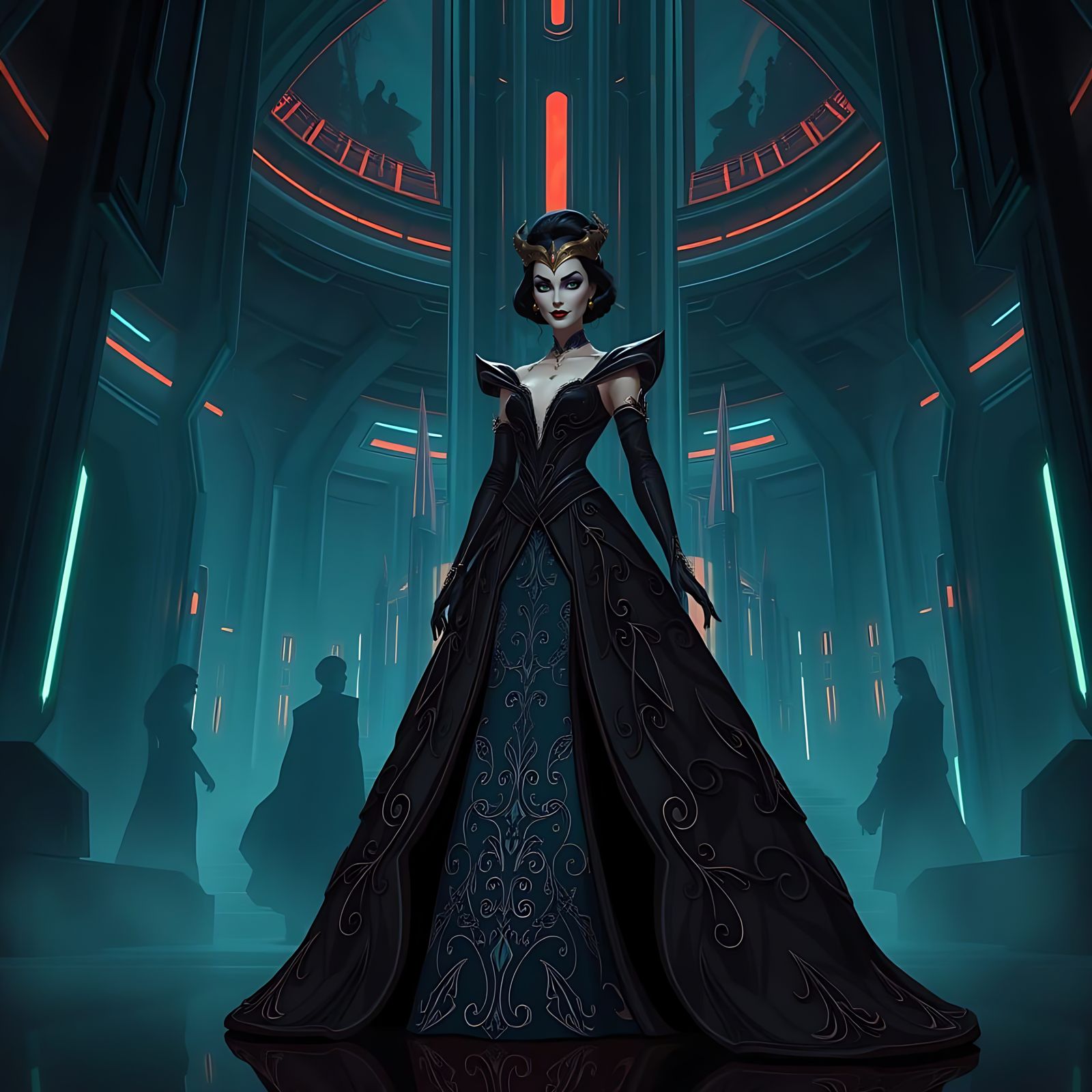 Sci-Fi Fairytale: Disney Villains in Shadow