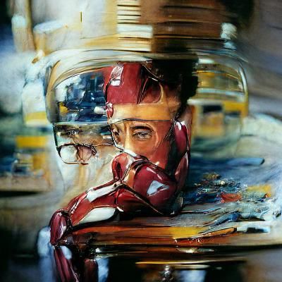 Portrait of a Man in Oil Painting Style