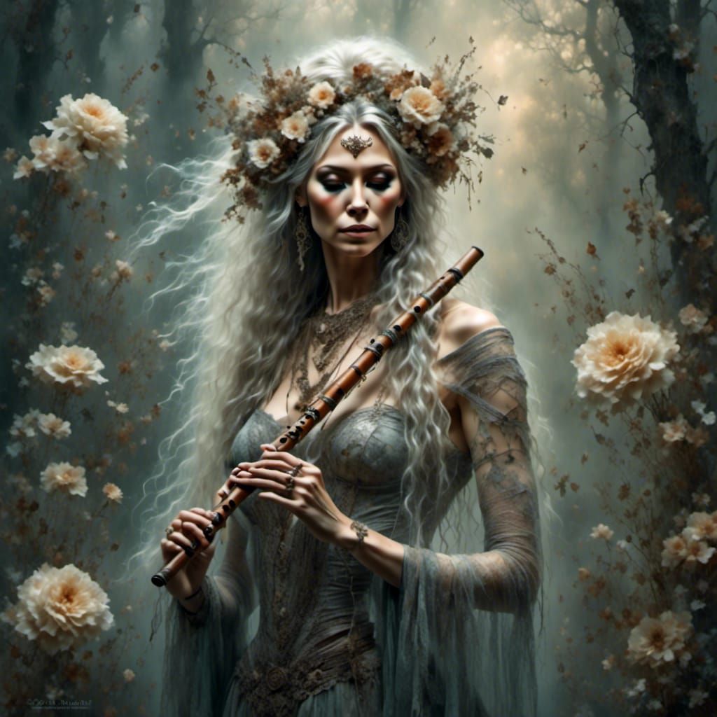 a beautiful lady elf <lora:Middle age and up:1.0>,<lora:Misty dream:1.0>