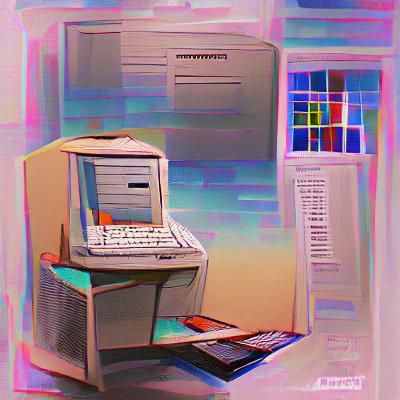Simple Computer Illustration