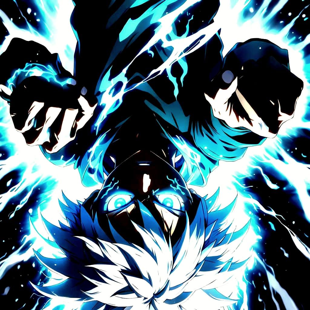 Anime Boy Receives Tremendous Power, 3D Art