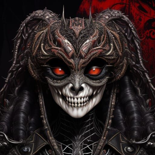 Unsettling Creature's Awkward Smile in Surreal Digital Art