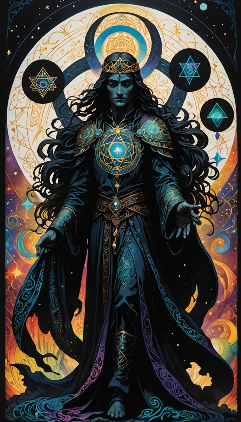 Mystic Hand of Fate Tarot Card Art