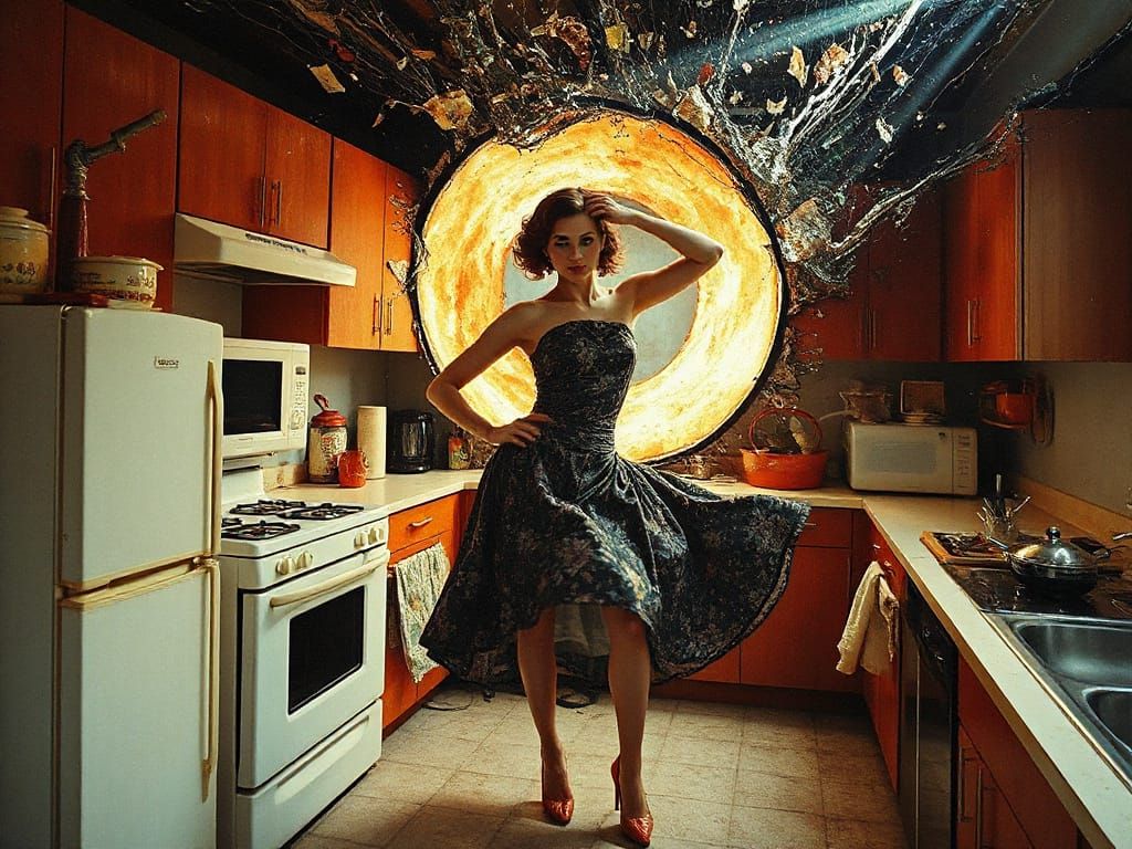 surrealism melting distortions mind bending cracked portals ...