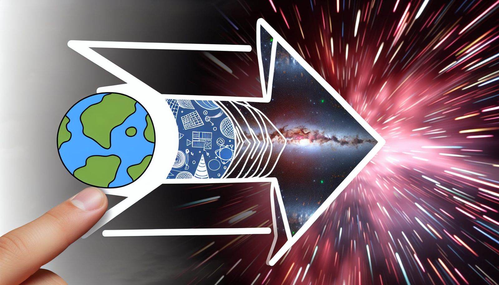 Cosmic Microcosm: Earth's Transition Through Infinite Zoom