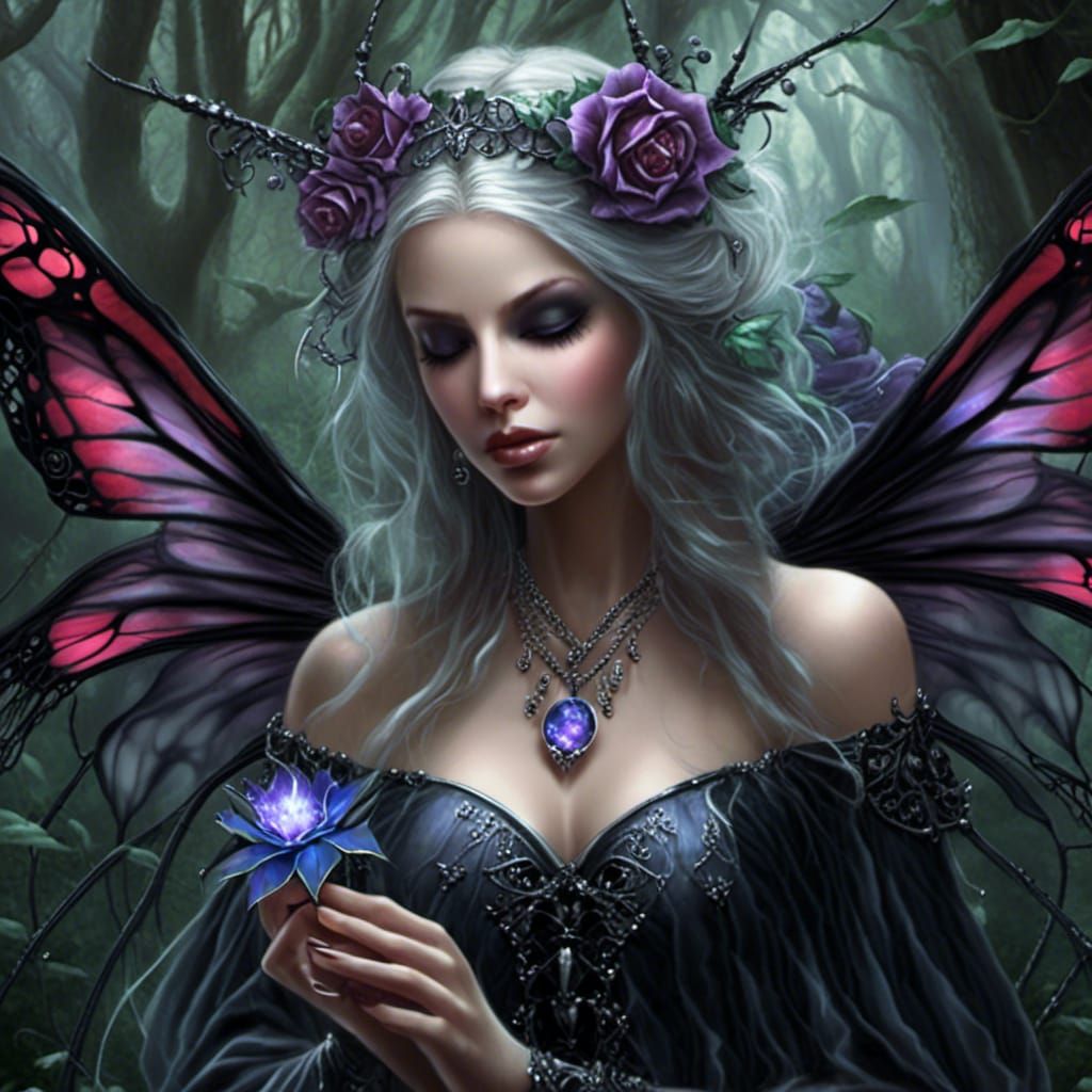 Evil Fairy in Anne Stokes Style