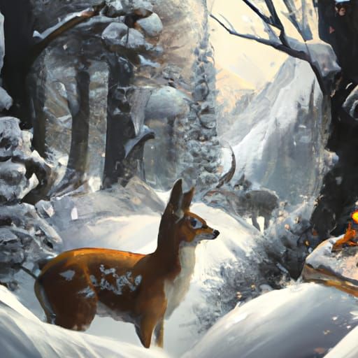 Winter Woods Song: Chickadees, Cardinals, and Elk