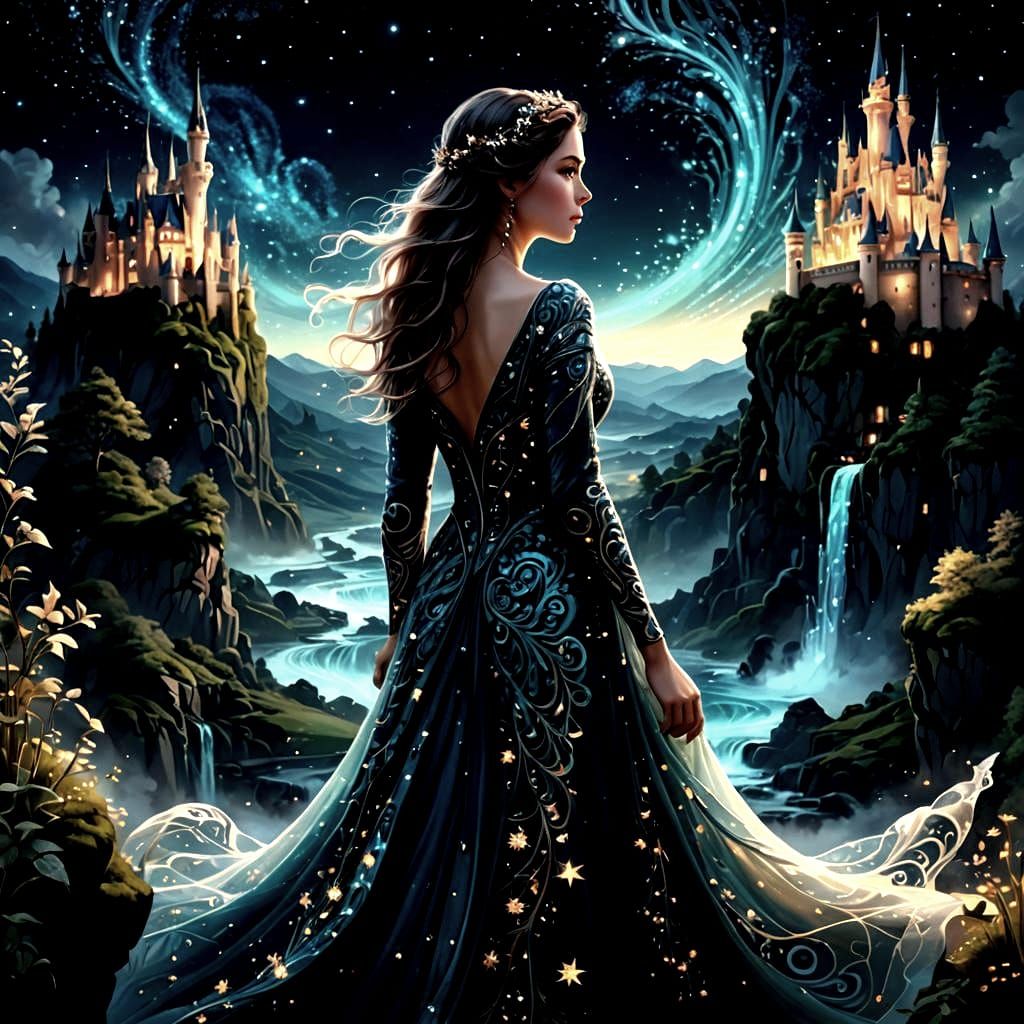 Enchanted Castles: A Dreamy Fantasy Landscape