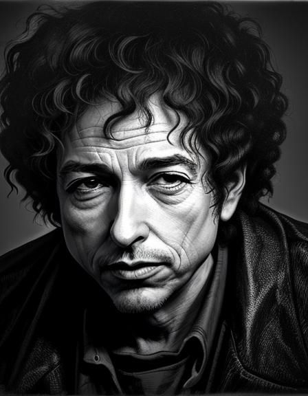 Bob Dylan / black and white