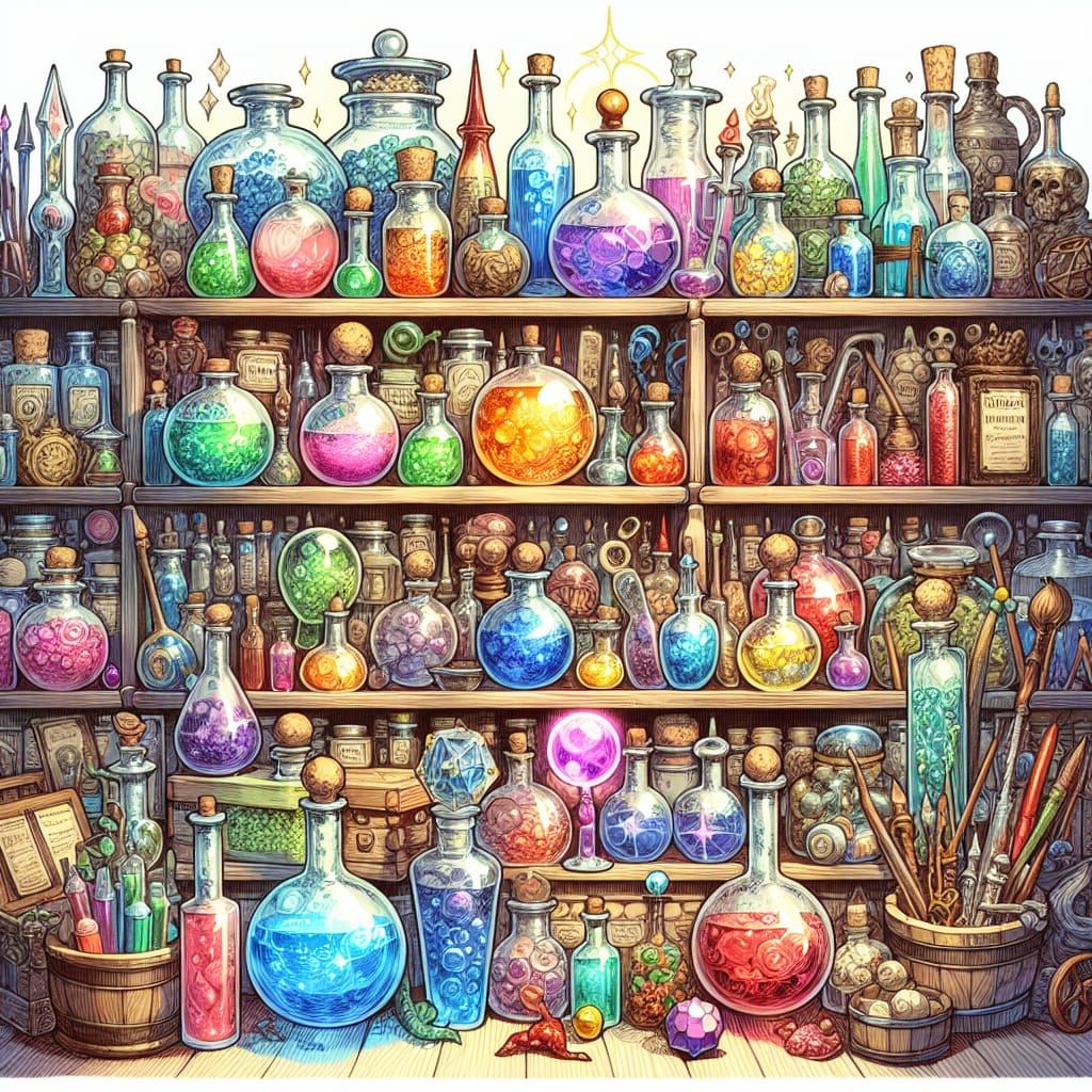 Fantasy Apothecary of Wonders