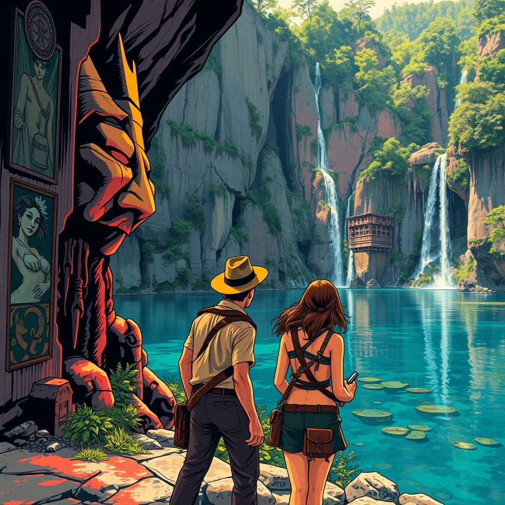 Indiana Jones + Lora Croft.