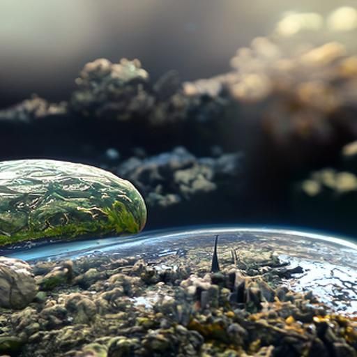 Earth After Nuclear War: Realistic Matte Painting