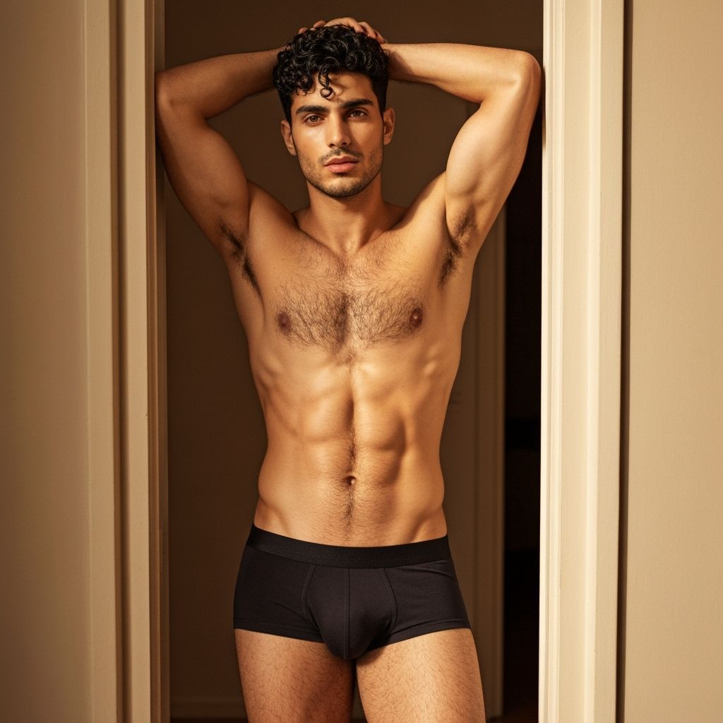 Photorealistic Portrait of a Stylish Middle Eastern Man