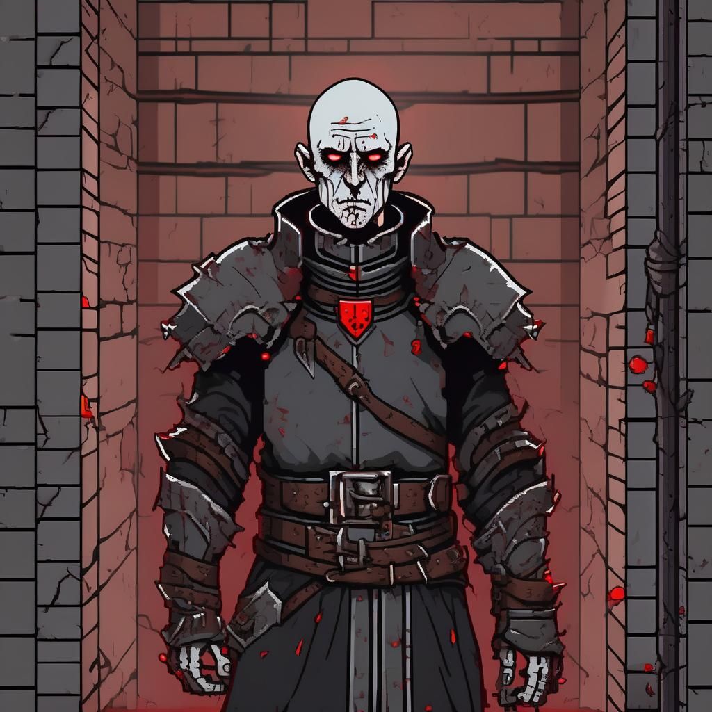 8-bit Undead Outsider in Medieval Prison