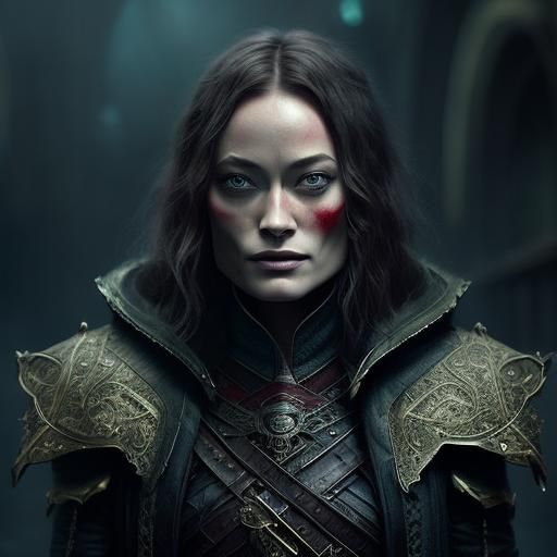Olivia Wilde as Vampire: Digital Matte Painting