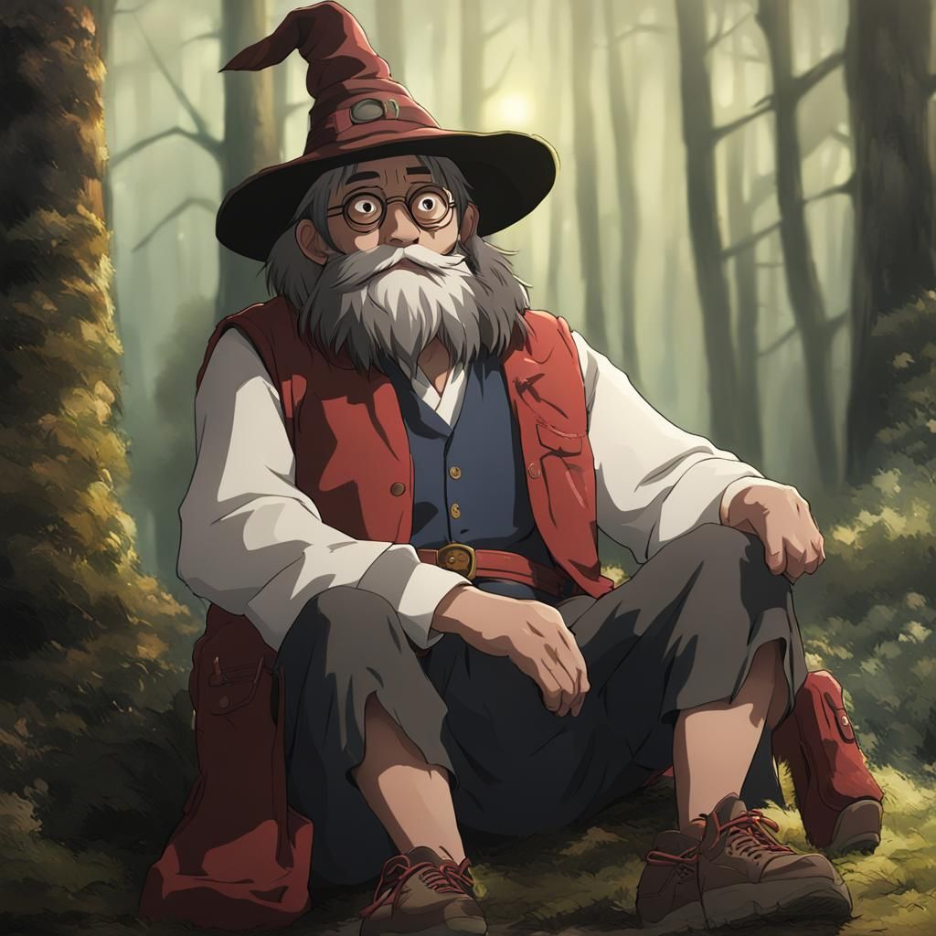 Dark Ghibli-Style Rendering