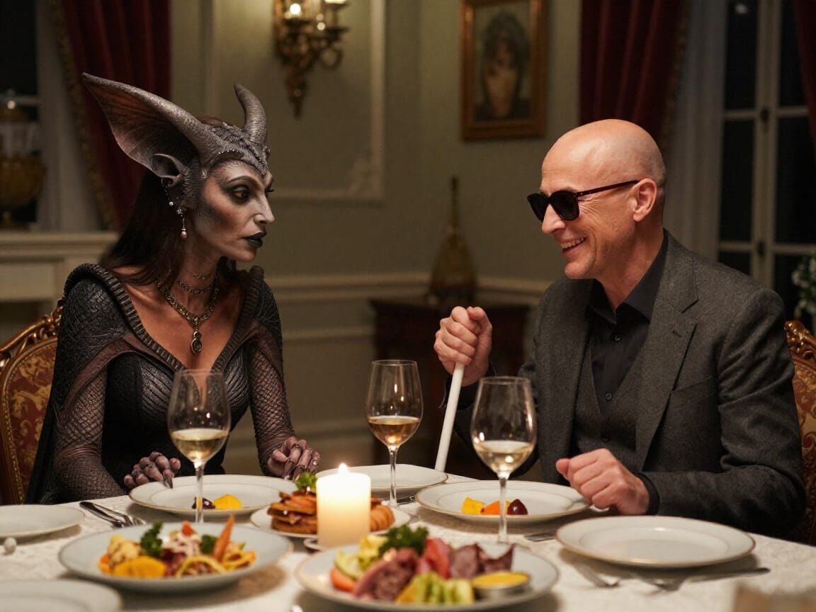 Sometimes love is truly blind!